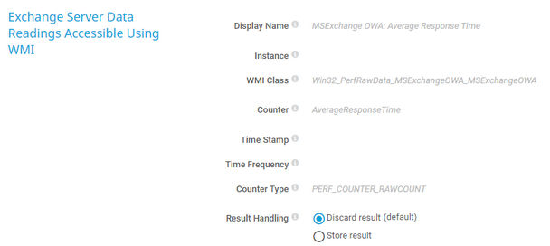 Exchange Server Data Readings Accessible Using WMI Exchange Server Data Readings Accessible Using WMI